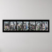 MADISON Alphabet Letter Name Art Poster (Vorne)
