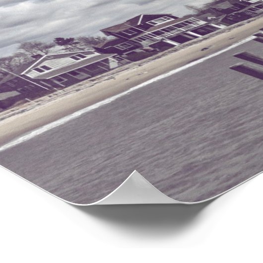 Madison Beach, Connecticut Poster (Ecke)