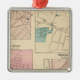 Madison, Bordentown, NJ Ornament Aus Metall