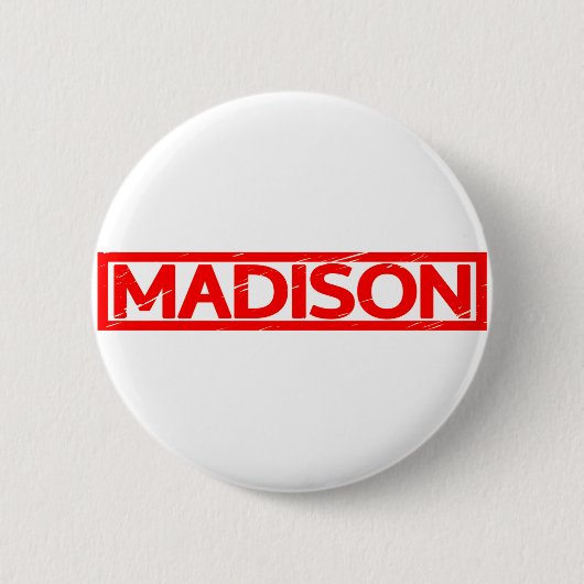 Madison Briefmarke Button (Vorderseite)
