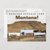 Madison Buffalo Jump Postkarte (Vorne/Hinten)