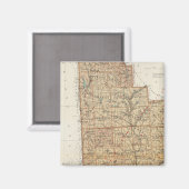 Madison, Chenango, Broome Landkreises Magnet (Vorderseite/Rückseite)
