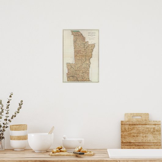 Madison, Chenango, Broome Landkreises Poster (Küche)