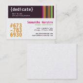 Madison Chubby Business Cards Visitenkarte (Vorne/Hinten)