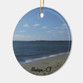 Madison CT Connecticut Hammonasset Beach Keramikornament (Links)