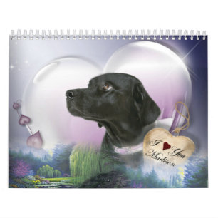 Madison das schwarze Labrador Kalender