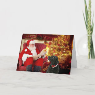 Madison die schwarze Labrador-Weihnachtskarte Feiertagskarte