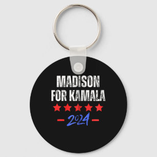 Madison for Kamala 2024 CNC Kamala Harris Supporte Schlüsselanhänger