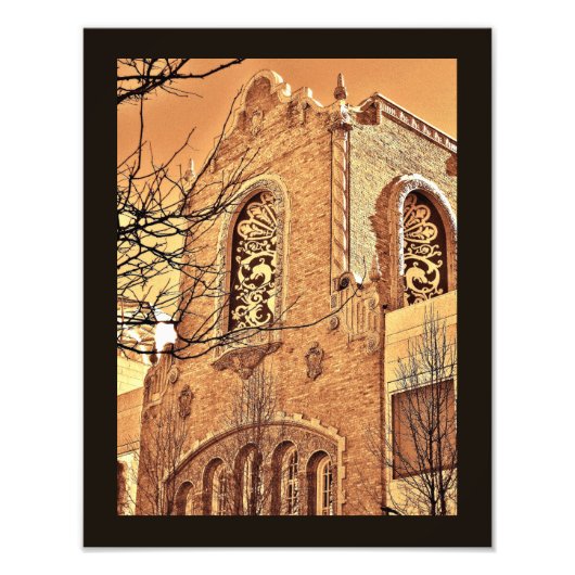 Madison Gebäude Art Fotodruck (Vorne)