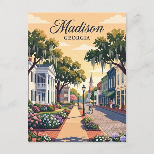 Madison, Georgia Postkarte (Vorderseite)