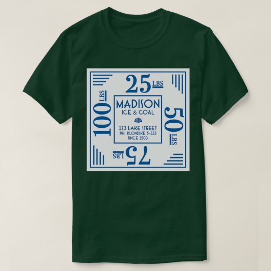 Madison Ice Coal T-Shirt (Design vorne)