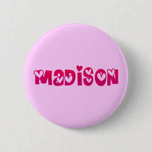 Madison im Herzen Button (Vorderseite)