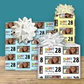 Madison Individuelle Name Age 28 Birthday Wrapping Geschenkpapier Set