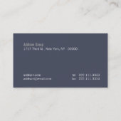 Madison IV Visitenkarte (Rückseite)