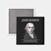 Madison - Kirche und Staat Magnet (Vorderseite/Rückseite)