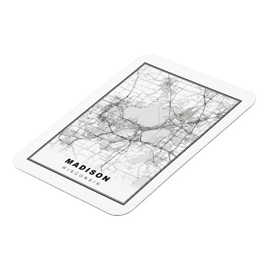 Madison Map Magnet (Linke Seite)