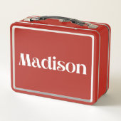Madison Metall Brotdose (Rückseite)