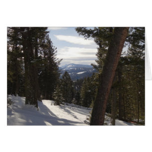 Madison Mountains im Winter in Montana