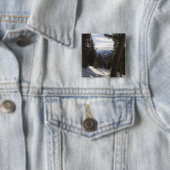 Madison Mountains im Winter in Montana Button (Beispiel)