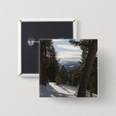 Madison Mountains im Winter in Montana Button (Vorne & Hinten)