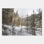 Madison Mountains im Winter in Montana Geschenkpapier Set (Vorderseite 2)