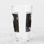 Madison Mountains im Winter in Montana Glas (Links)