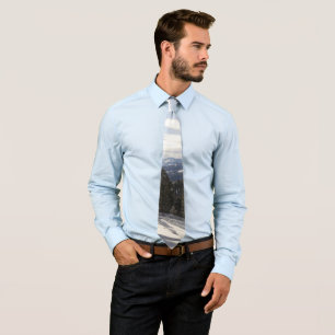 Madison Mountains im Winter in Montana Krawatte