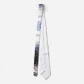 Madison Mountains im Winter in Montana Krawatte (Rückseite)