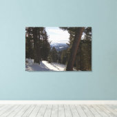 Madison Mountains im Winter in Montana Leinwanddruck (Insitu (Holzboden))