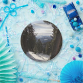 Madison Mountains im Winter in Montana Pappteller (Party)