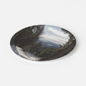 Madison Mountains im Winter in Montana Pappteller (Schrägansicht)