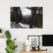 Madison Mountains im Winter in Montana Poster (Heimbüro)