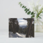 Madison Mountains im Winter in Montana Postkarte (Stehend Vorderseite)