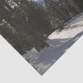 Madison Mountains im Winter in Montana Seidenpapier (Ausschnitt)