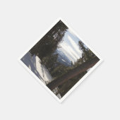 Madison Mountains im Winter in Montana Serviette (Ecke)