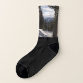 Madison Mountains im Winter in Montana Socken (Links - Außen)