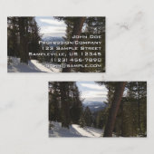 Madison Mountains im Winter in Montana Visitenkarte (Vorne/Hinten)