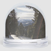 Madison Mountains in Winter in Montana Schneekugeln (Rückseite)