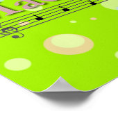 Madison Musical Name Kinderzimmer Room Poster (Ecke)