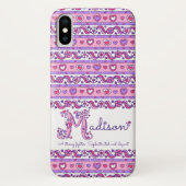 Madison Name bedeutet Herz doodles iPhone Case-Mate iPhone Hülle (Rückseite)