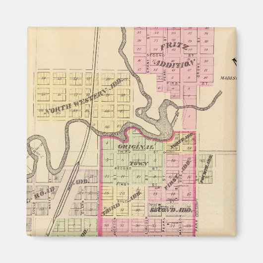 Madison, Nebraska Magnet (Vorne)