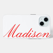 Madison - schöner iPhone-Fall Case-Mate iPhone Hülle (Rückseite (Horizontal))