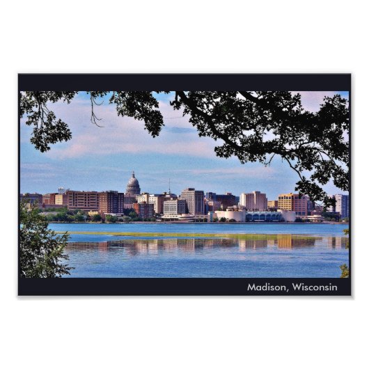 Madison Skyline Fotodruck (Vorne)