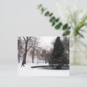 Madison Square Park Winter 2005 Postkarte (Stehend Vorderseite)