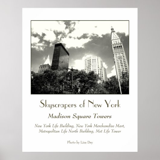 'Madison Square Towers'-Poster Poster (Vorne)