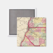 Madison, St Clair, Monroe Landkreises Magnet (Vorderseite/Rückseite)