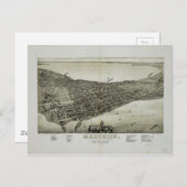 Madison, Staat Hauptstadt Wisconsin (1885) Postkarte (Vorne/Hinten)