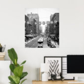 Madison Street, Chicago, 1900 Poster (Heimbüro)