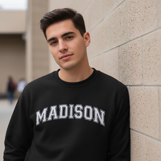 MADISON University Style Sweater America Uni Sweatshirt