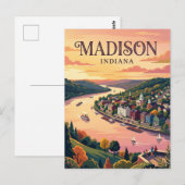 Madison USA Postkarte (Vorne/Hinten)